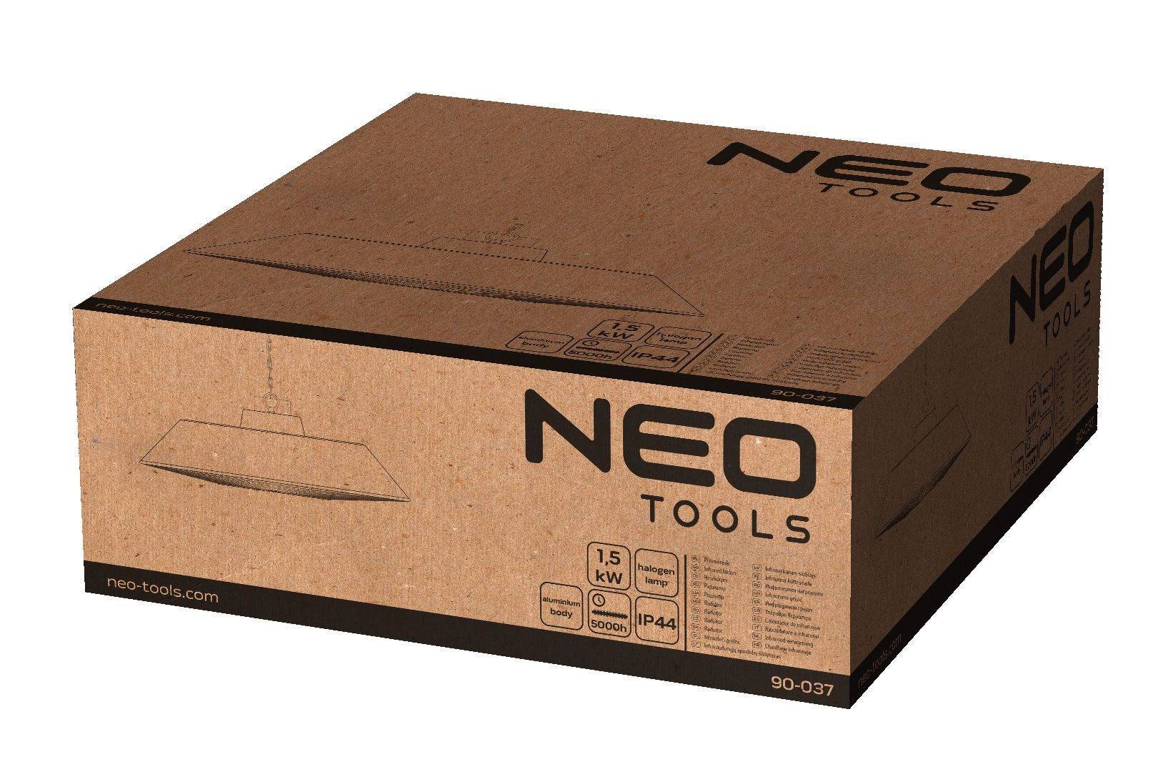 NEO TOOLS Elektrische Kachel 3570 g 510x510x245 mm Model 90-037-0