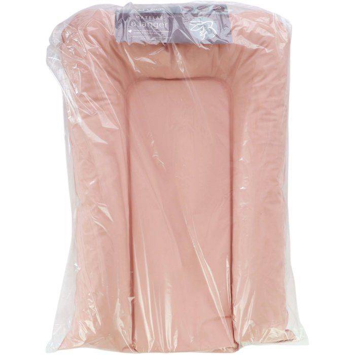 TINEO Verschoonmat - Flakes - PVC - Poederroze - 50x70 cm-2