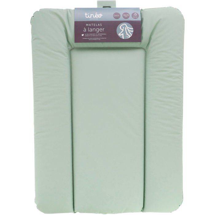 TINEO Verschoonmat - ESSENTIAL - PVC - Blauwgroen - 50x70 cm-1