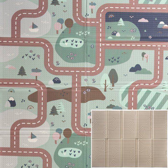 BEABA XXL Activiteitenmat - Play Life - Boog - 200 x 150 cm-0