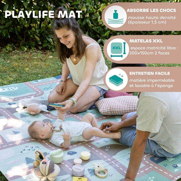 BEABA XXL Activiteitenmat - Play Life - Boog - 200 x 150 cm-3
