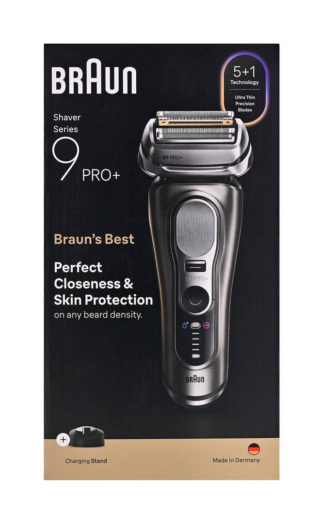 Braun Series 9 Pro+ Foil Scheerapparaat 9615S - Zwart en Grijs, 60 min Accuduur-3