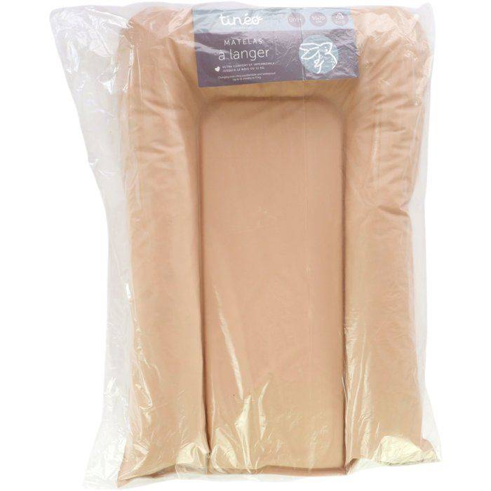 TINEO Verschoonmat - FLAKES - PVC - Hazelnoot-2