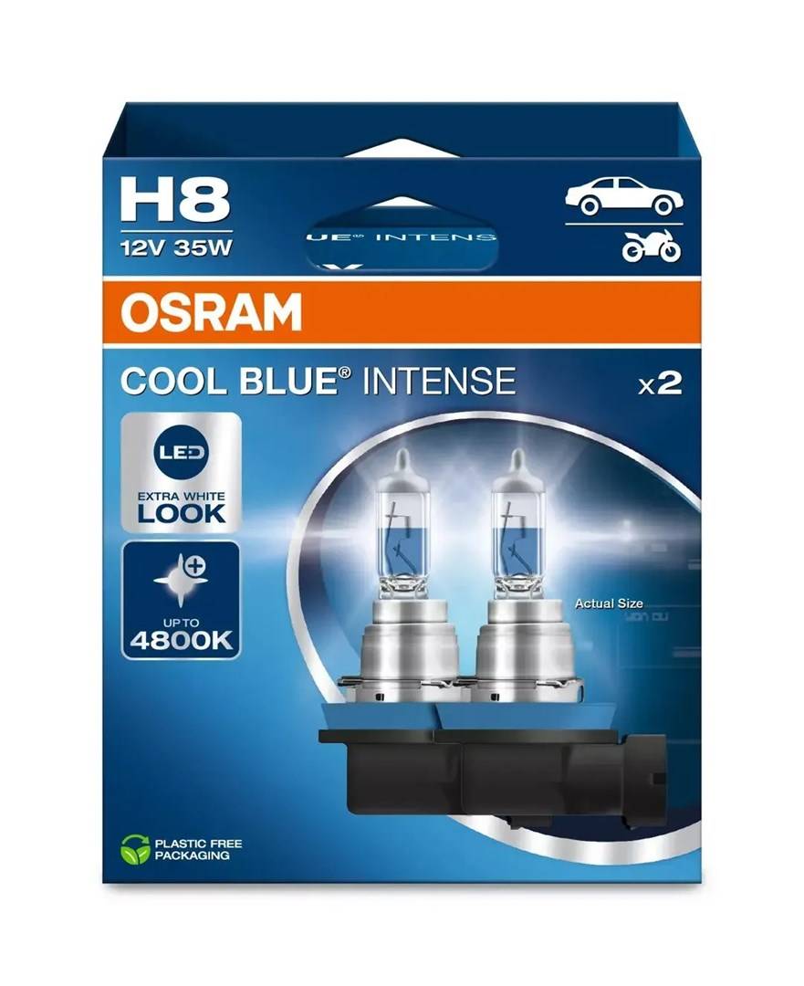 OSRAM Autolamp H8 12V 35W Cool Blue Intense NextGen O4062172387750-0