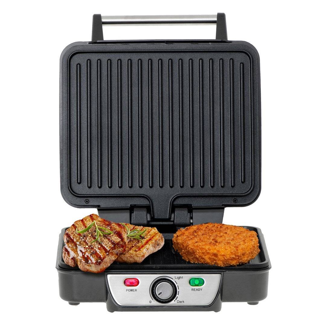 MESKO Contactgrill MS 3050 | 2500 W, Antiaanbaklaag, Verstelbare Thermostaat-0