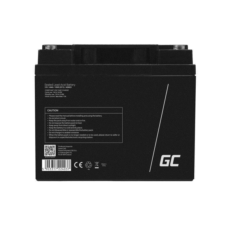 Green Cell AGM23 Gesloten Loodzuuraccu, 12V, 12,7 kg-1