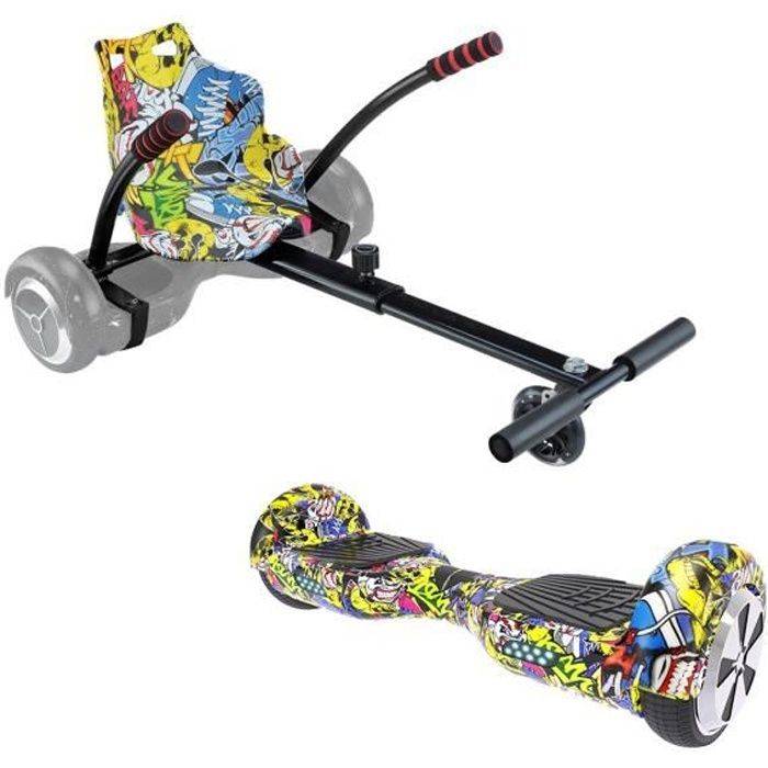 URBANGLIDE Hoverboard + Kart Pilot Pakket 6,5" 550W 4Ah-0