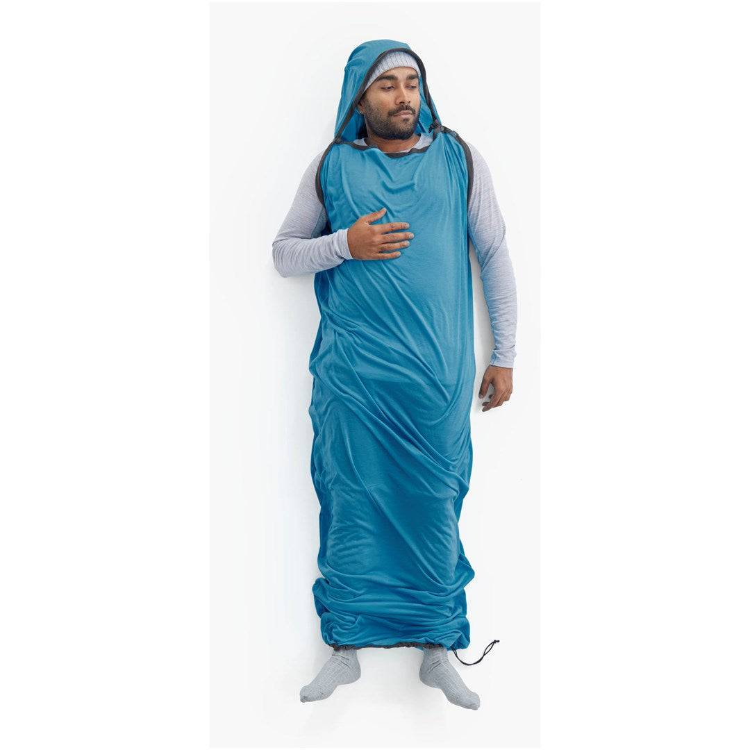 SEA TO SUMMIT Breeze Slaapzak Liner Insect Shield Mummy S | Kamperen-0