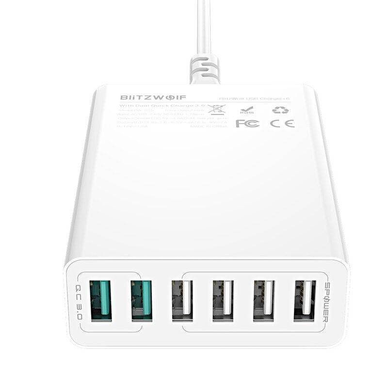 BlitzWolf BW-S15 Universele Witte AC Snellader | Model BLZ255WHT-4