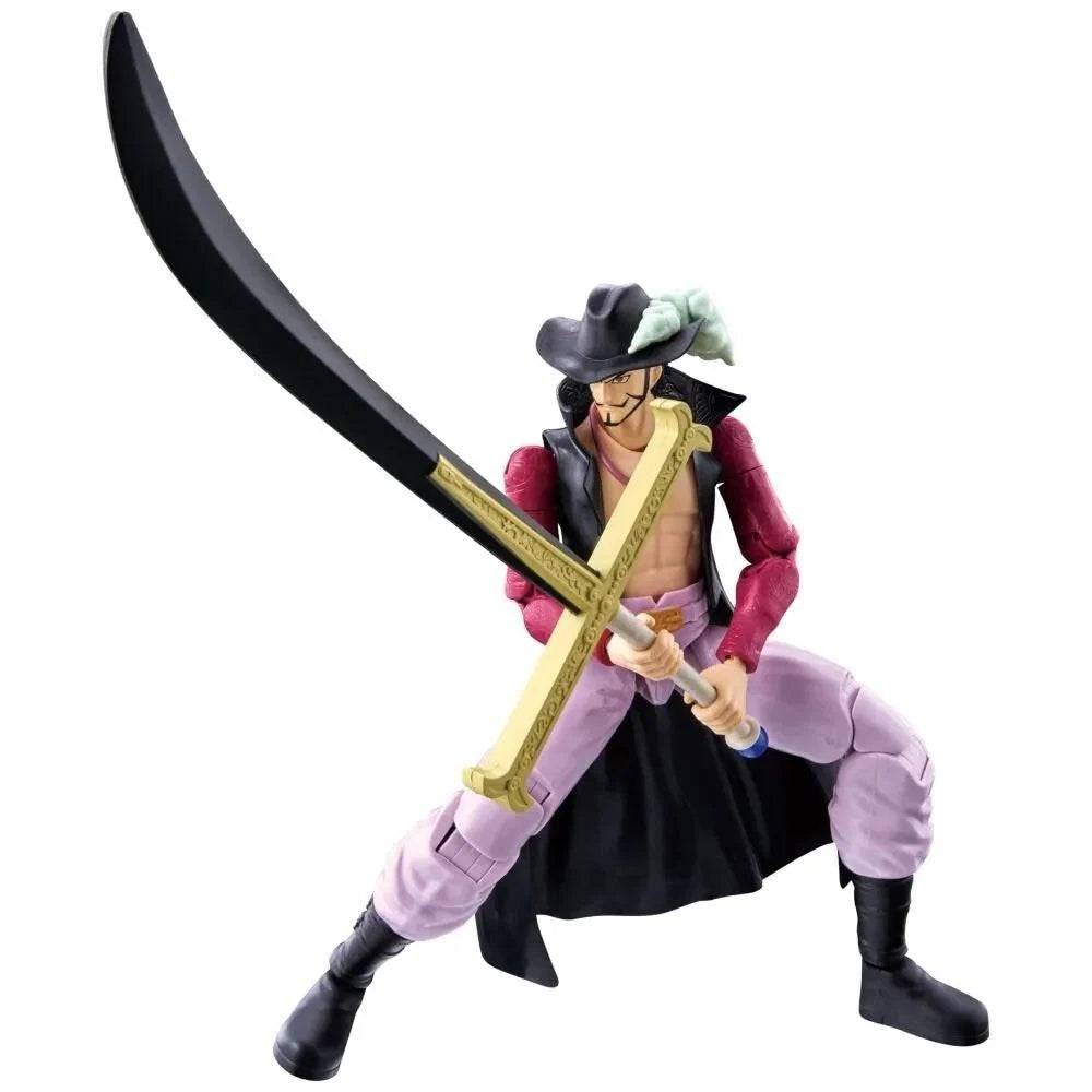 BANDAI Anime Heroes One Piece Dracule Mihawk Verzamelfiguur 17 cm-3