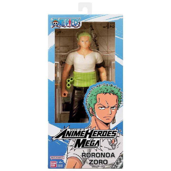 BANDAI Anime Heroes One Piece Mega - Roronoa Zoro 30 cm Figuur-0