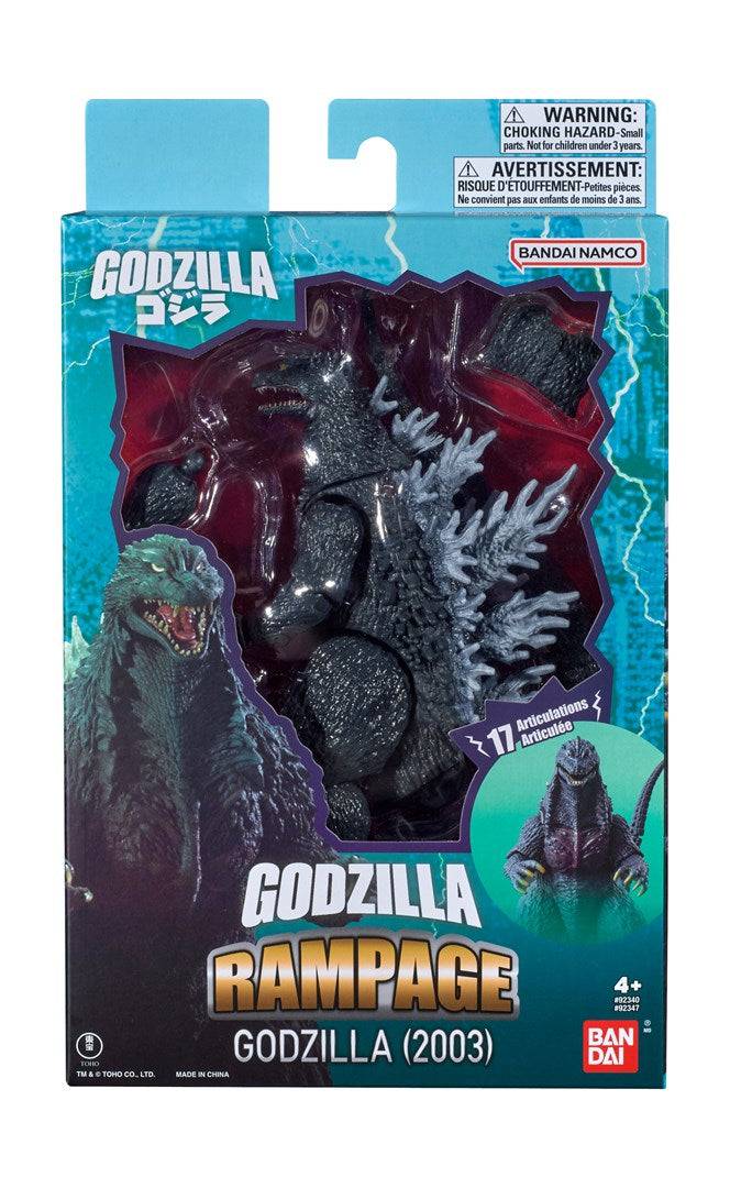BANDAI Godzilla Actiefiguur - Godzilla 2003 - 150 mm - Model 92347-0