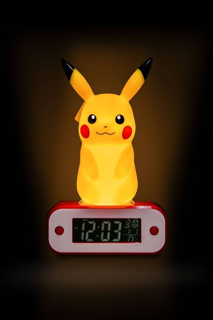 TEKNOFUN Digitale Alarmklok Pikachu Rood/Wit/Geel 811359-3