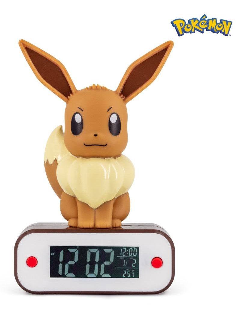 TEKNOFUN Pokémon Eevee Lichtgevende 3D Figuur Alarmklok 811370 Digitale Alarmklok-0