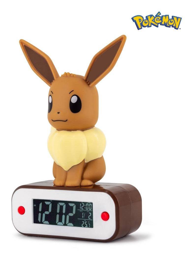 TEKNOFUN Pokémon Eevee Lichtgevende 3D Figuur Alarmklok 811370 Digitale Alarmklok-1