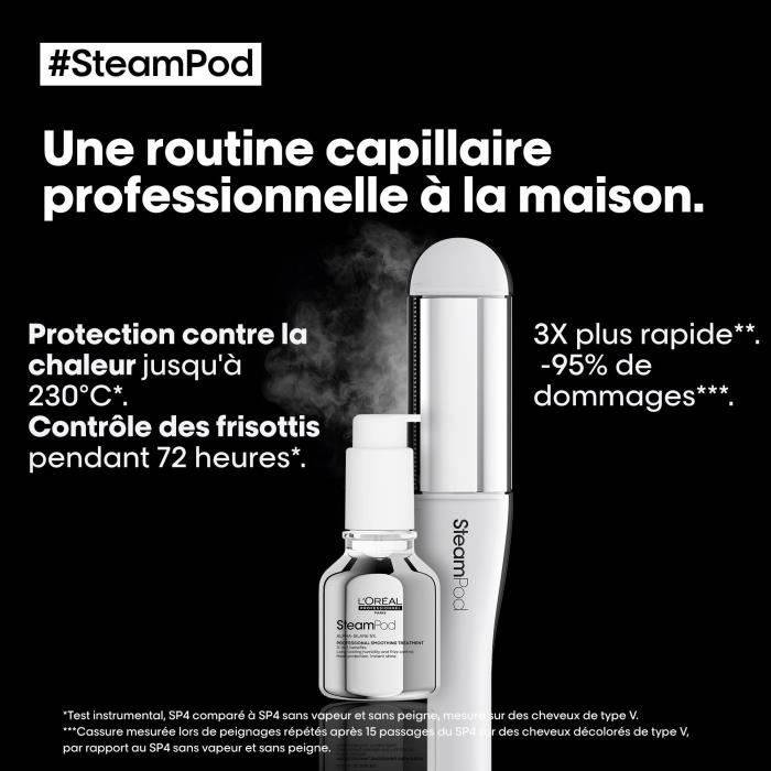 L'OREAL PROFESSIONNEL SteamPod 4 - Professionele Stoom Haarglätter en Kruller - 3 Temperatuurinstellingen-1