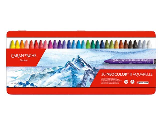CARAN D'ACHE Neocolor II Waterverfwaskrijt Set van 30 Stuks 30-piece-0