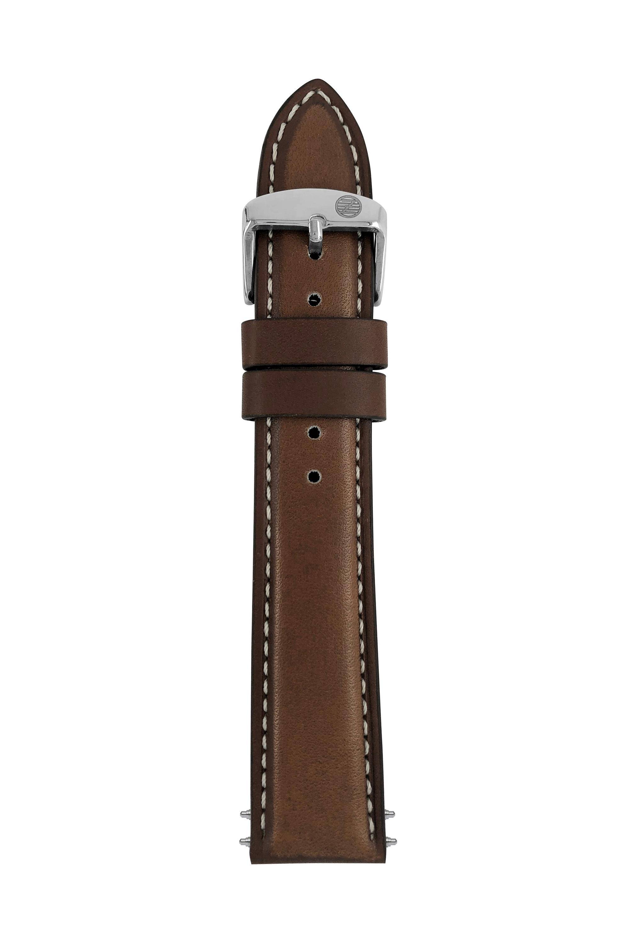 Zeppelin Leren Band Donkerbruin 20 mm-1
