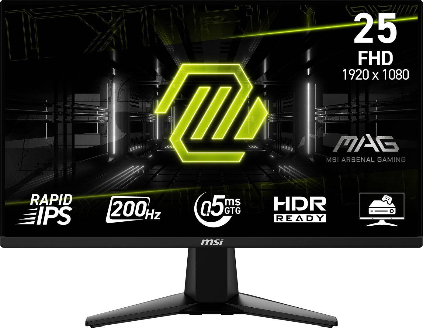MSI MAG 255F E20 24,5" Full HD LCD Monitor Zwart - Model MAG 255F E20-1