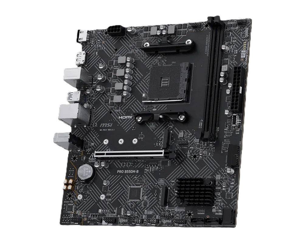 MSI PRO B550M-B Moederbord Socket AM4 7D14-023R-4