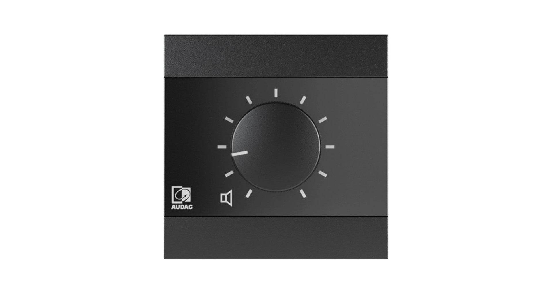 Audac WP200/B Wandvolumecontroller Zwart-2