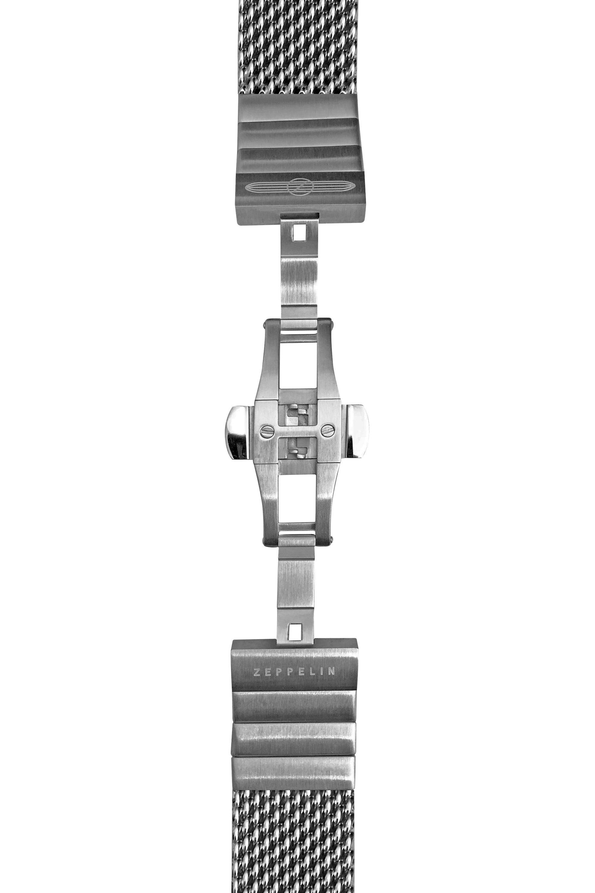 Zeppelin Stalen Armband Zilver 22 mm-0