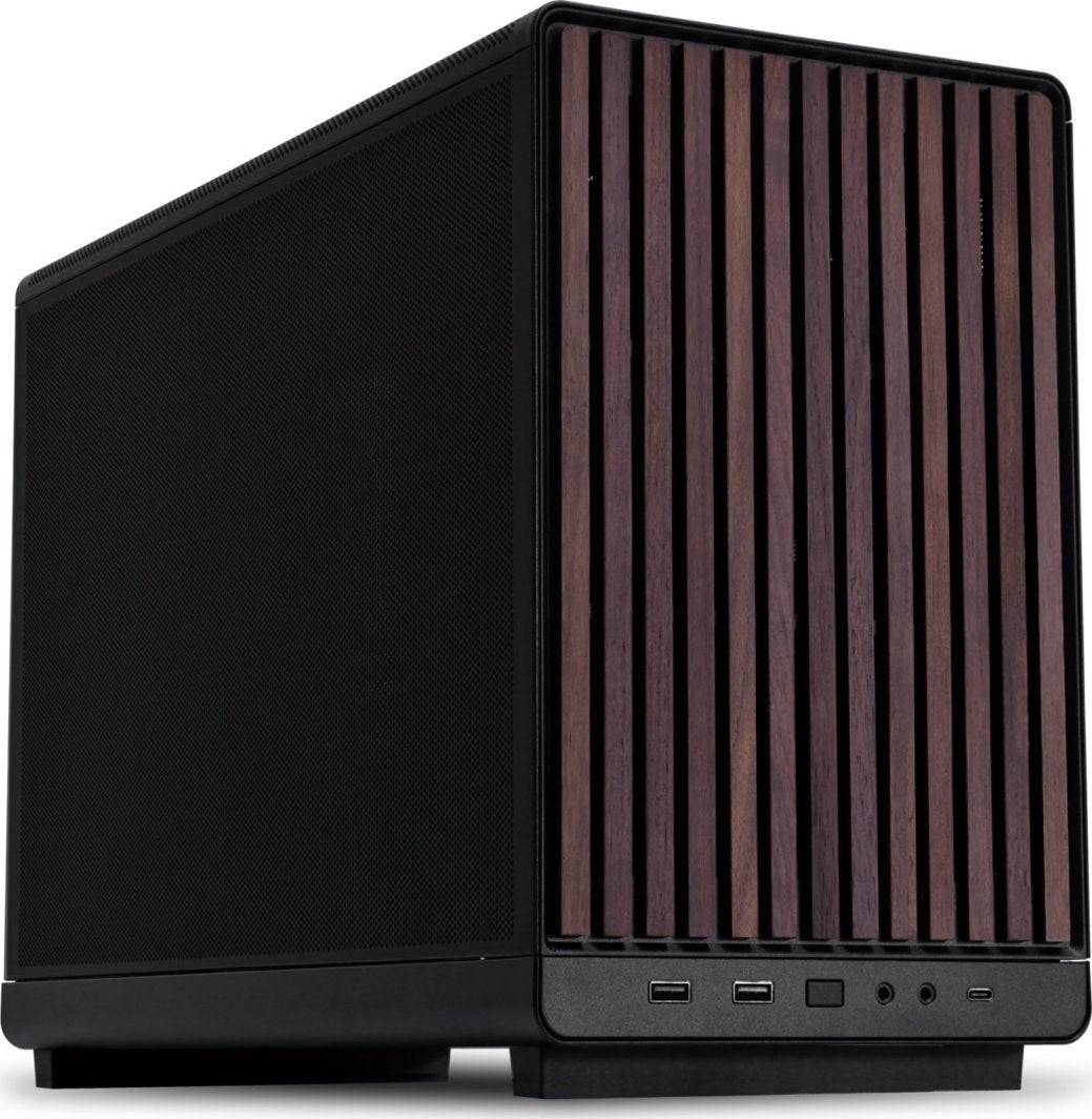 Lian Li DAN A3 Wood Edition Behuizing Zwart | Model: A3-mATX-MD-0