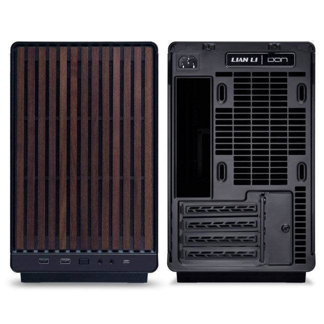 Lian Li DAN A3 Wood Edition Behuizing Zwart | Model: A3-mATX-MD-1
