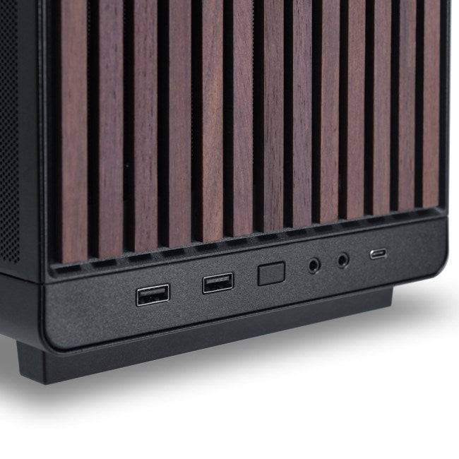 Lian Li DAN A3 Wood Edition Behuizing Zwart | Model: A3-mATX-MD-2