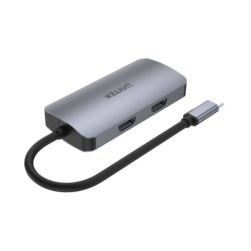 UNITEK USB 3.2 Gen 1 Type-C Hub Grijs | Model D1051A-1