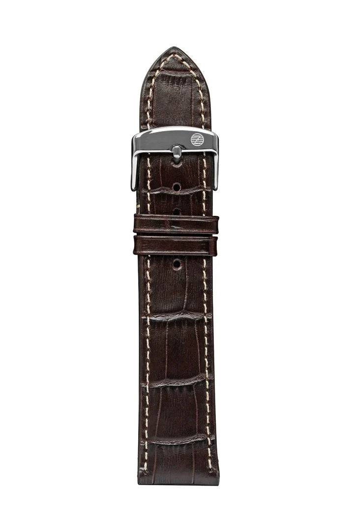 Zeppelin Bruin Leren Band 20 mm Snelle Bevestiging Horlogeband-0