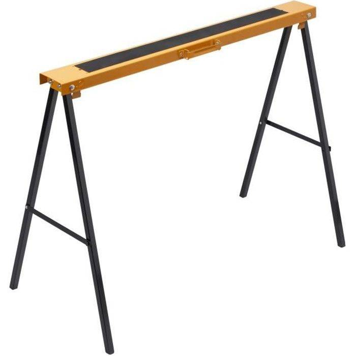 MEISTER Vouwsteun - Staal - 100 kg Laadcapaciteit - Zwart-0