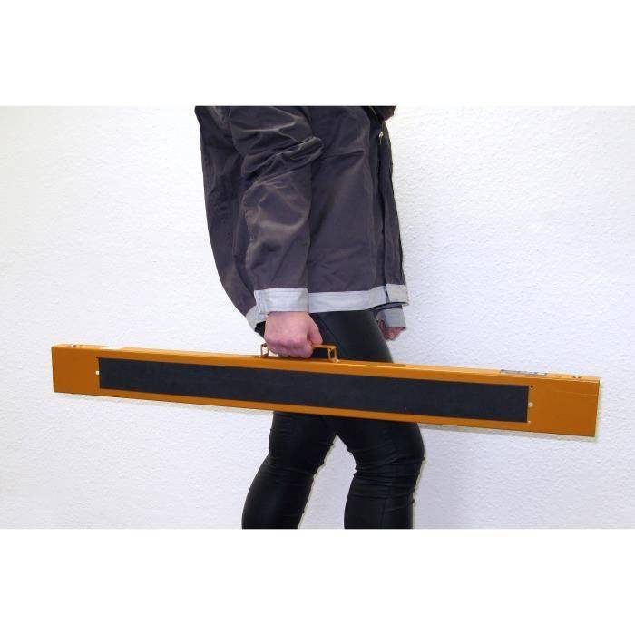 MEISTER Vouwsteun - Staal - 100 kg Laadcapaciteit - Zwart-1