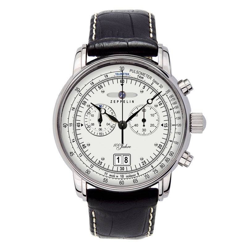 Zeppelin Kwarc Horloge 7690-1, Heren Polshorloge, Zilver-0