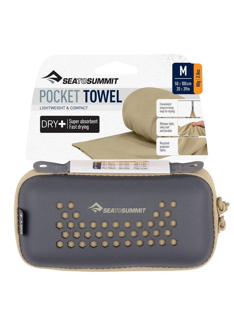 SEA TO SUMMIT Pocket Medium Woestijn Sneldrogende Handdoek APOCT/DS-3
