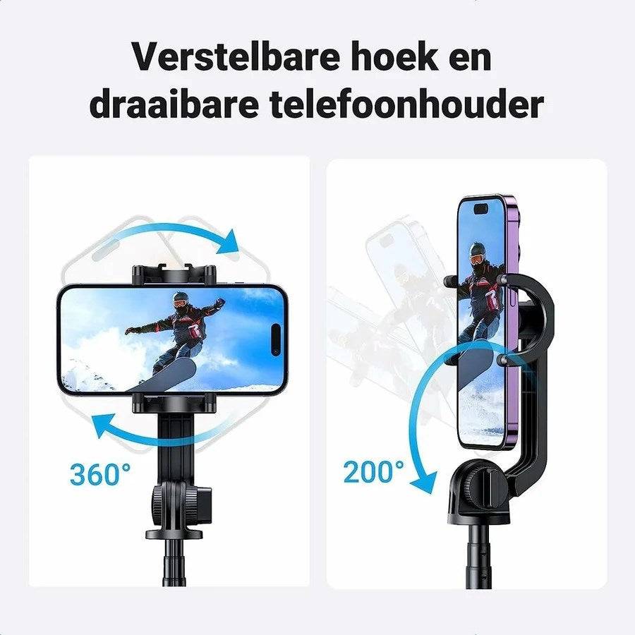 UGREEN LP586 Selfie Stick Statief met Bluetooth Afstandsbediening 1,5 m – Zwart Fotografie en Film Steunen en Handgrepen-2
