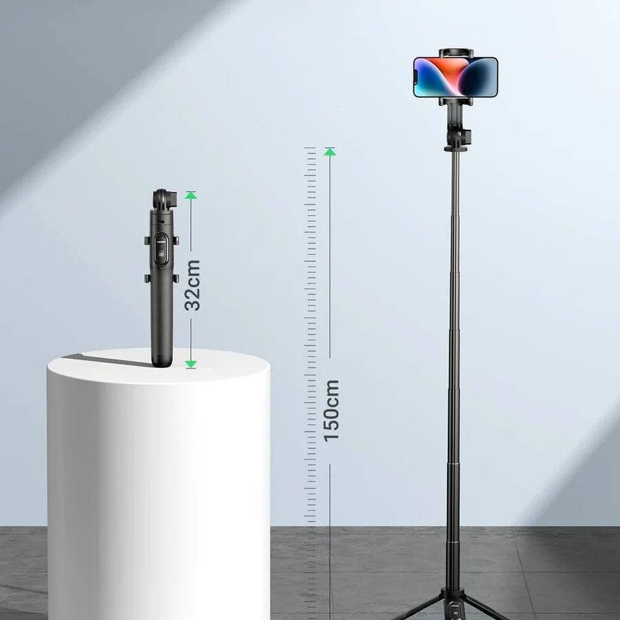 UGREEN LP586 Selfie Stick Statief met Bluetooth Afstandsbediening 1,5 m – Zwart Fotografie en Film Steunen en Handgrepen-4