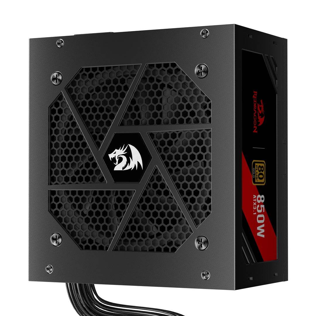REDRAGON GC-PS007-SE Voeding 850W 80 Plus Gold ATX 3.1 Zwart 41452-1