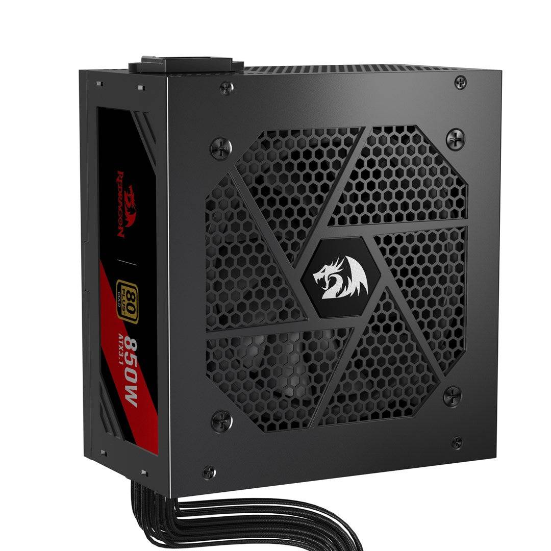 REDRAGON GC-PS007-SE Voeding 850W 80 Plus Gold ATX 3.1 Zwart 41452-2