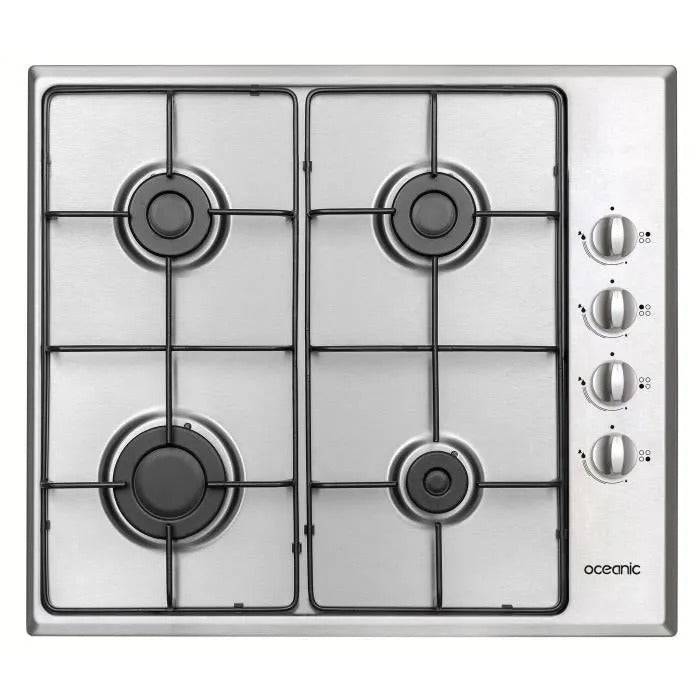 OCEANIC Gasfornuis - 4 Branders - 60 x 51 cm - RVS 4-burner-0