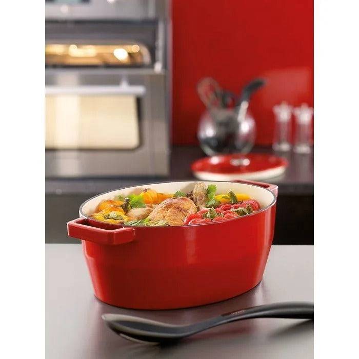 PYREX Slow Cook Ronde Casserole - 6,3 L - Rood-2