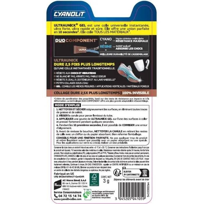CYANOLIT Lijm 12 x 20 x 2 cm - 28 g-1