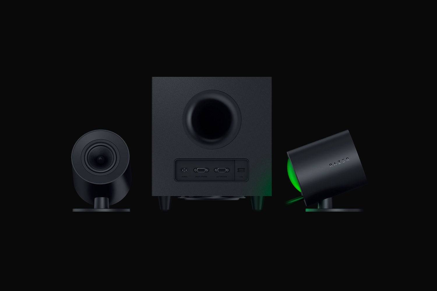 Razer Nommo V2 Full Range Zwarte Bedrade & Draadloze Luidsprekers | Model: RZ05-04750100-R3G1-0