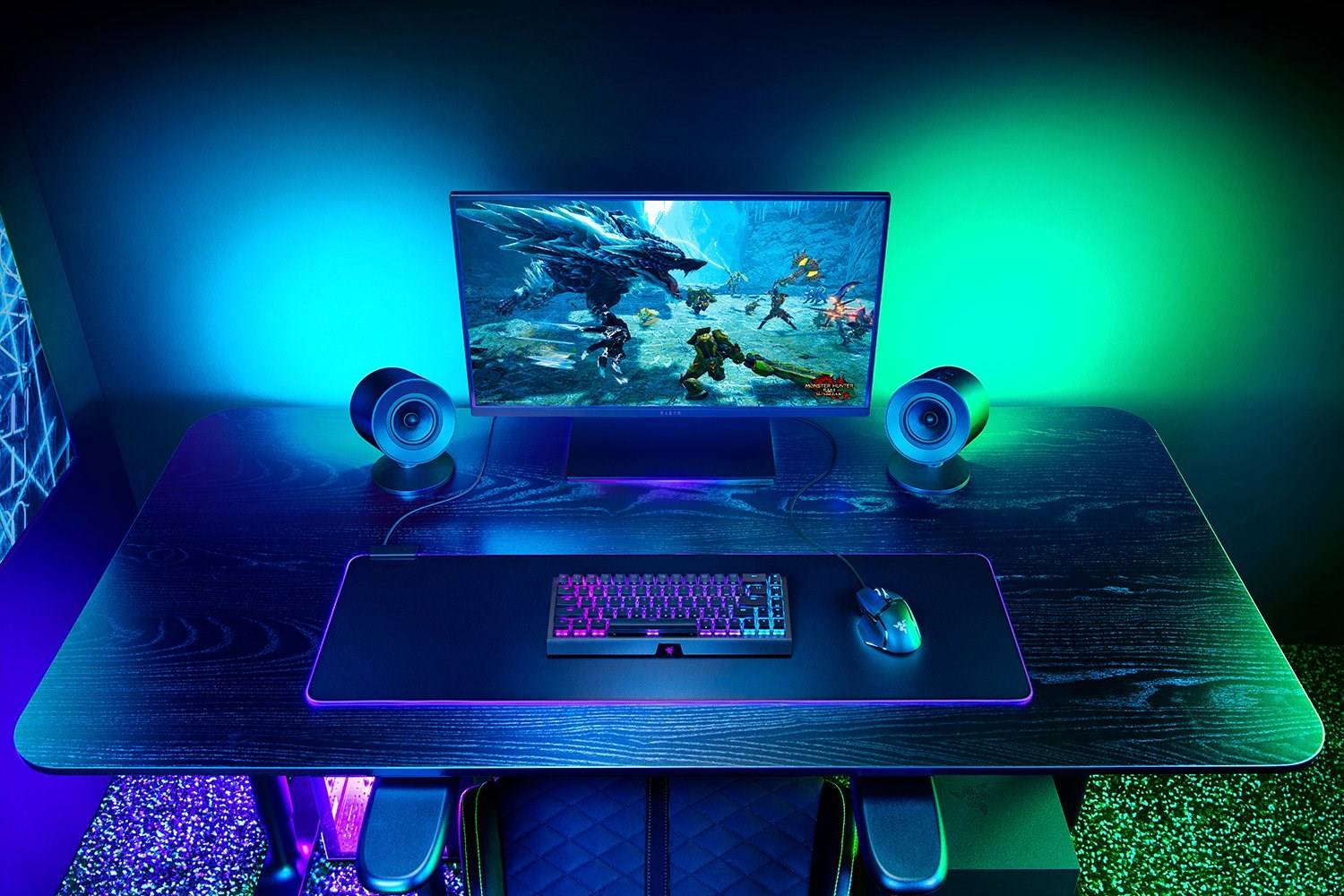 Razer Nommo V2 Full Range Zwarte Bedrade & Draadloze Luidsprekers | Model: RZ05-04750100-R3G1-2