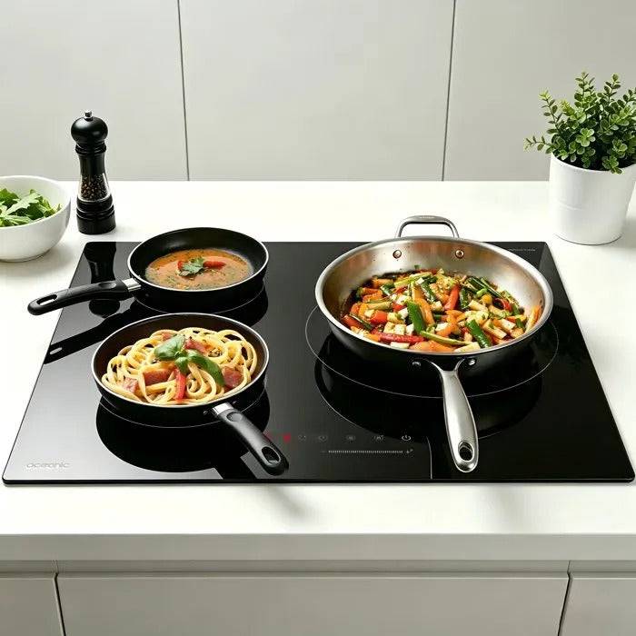 OCEANIC Inductiekookplaat - Groot Keukenapparaat - 65x58x12 cm - 8500 g-3