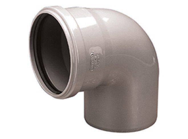 PVC-U elleboogstuk voor interne riolering 110/88 P HT-0