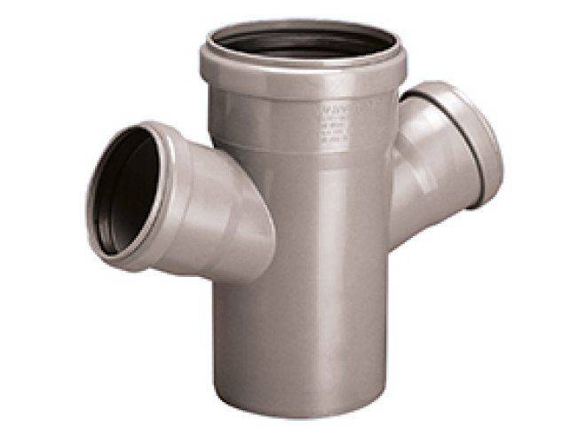 PVC-U interne riooldoorvoer 110x110x110/67 P HT-0