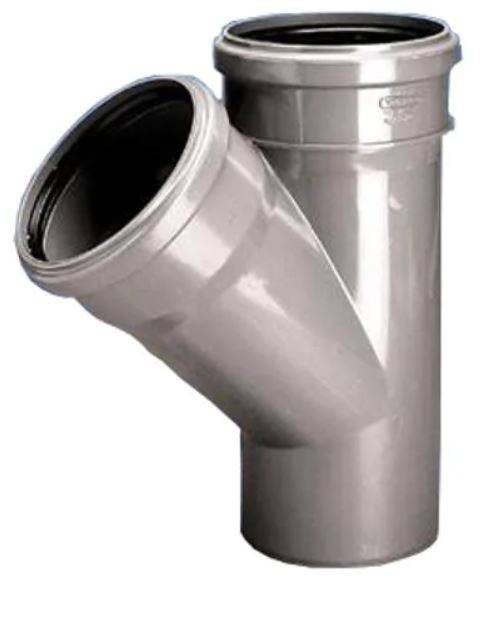 PVC-U T-stuk voor interne riolering 75x50/67 P HT-0
