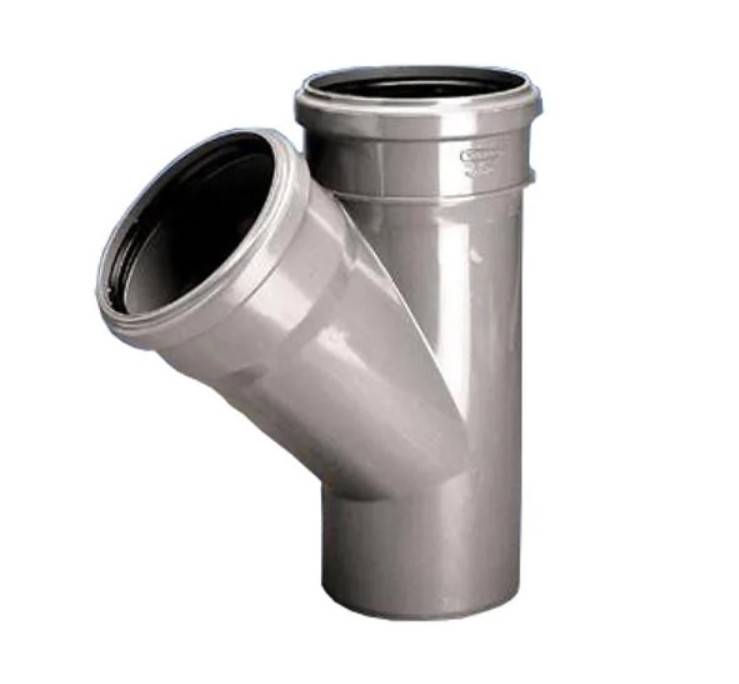 PVC-U T-stuk voor interne riolering 110x110/67 P HT-0