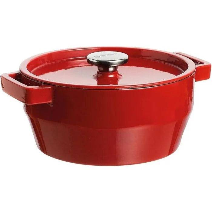 PYREX Slow Cook Ronde Casserole - 6,3 L - Rood-0